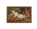Antique 19th century Painting  Oil on canvas 'The Christ Child'