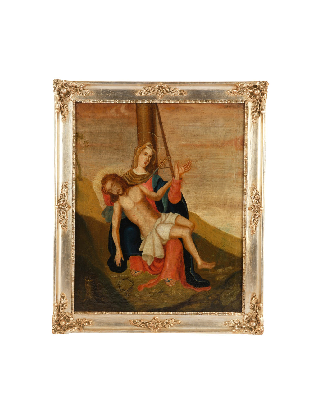 19th century oil painting 'The Pieta'